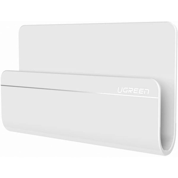 ugreen-adhesive-phone-holder UGREEN Wall Mount Phone Holder with Adhesive Strips - White - 30394 - Image 1