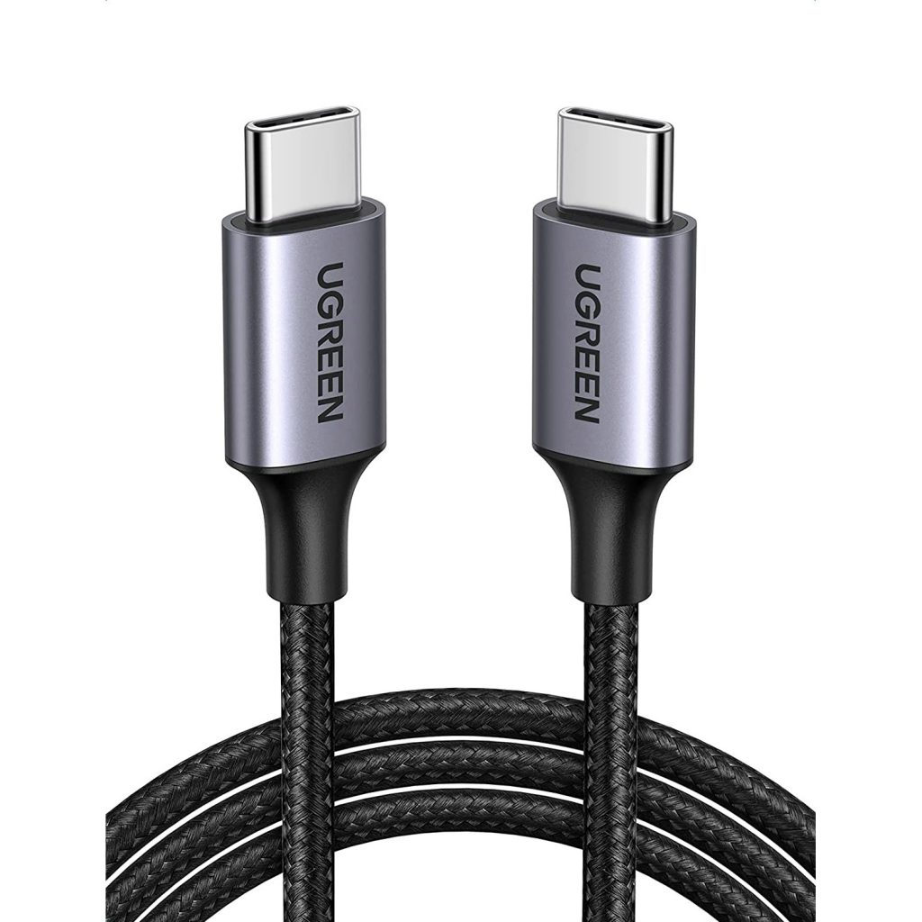 UGREEN USBC to USBC Cable 60W Braided 6 feet Black