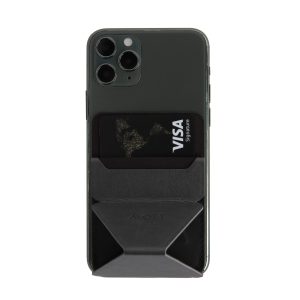 MOFT X Stick On Phone Stand & Wallet - MS007S - Black - Image 2