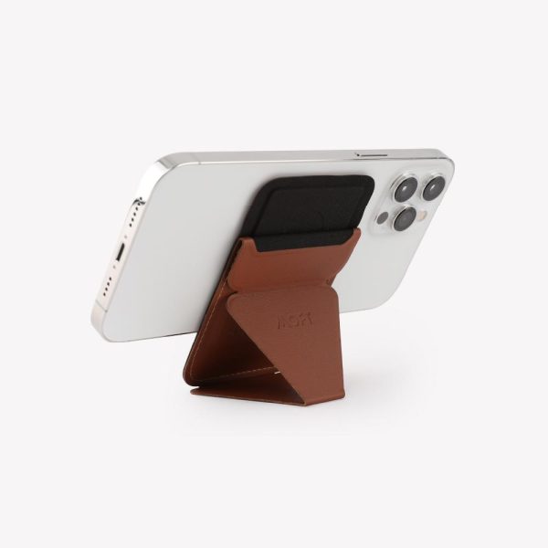 MOFT Snap on Phone Stand & Wallet - MagSafe Compatible - MS007M - Brown - Image 3
