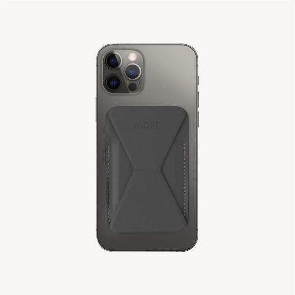 MOFT Snap on Phone Stand & Wallet - MagSafe Compatible - MS007M - Gray - Image 3