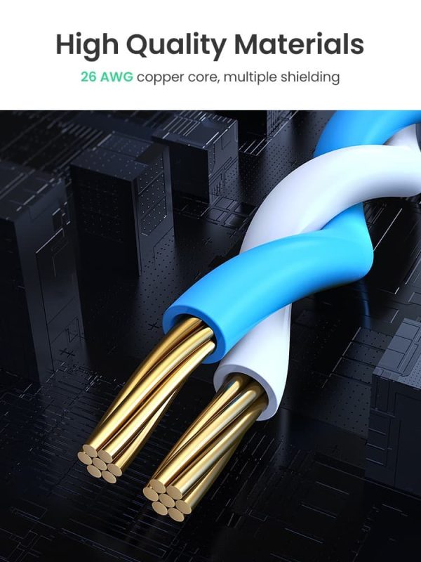 5 UGREEN Cat6 UTP Ethernet Network 1000 Mbps Support RJ45 Cable - Black - 30m - 100 feet - 20168 - Image 5