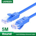 UGREEN Cat6 UTP Ethernet Network 1000 Mbps Support RJ45 Cable - Blue - 5m - 17 feet - 11204