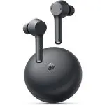 SoundPEATS Mac True Wireless Earbuds, IPX7 Waterproof Bluetooth Headphones, Sports Earphones with Superior Sound, 60 Hrs Playtime, Touch Control, USB-C Charge, Single/Twin Mode, Mini Size (0.12oz) - Black - AMT