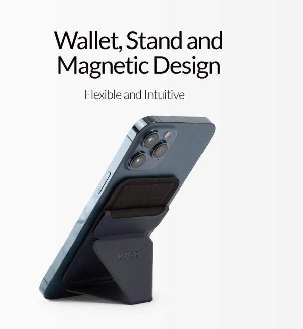 51GLZeMY21L._AC_SL1000_ MOFT Snap on Phone Stand & Wallet - MagSafe Compatible - MS007M - Black - Image 8