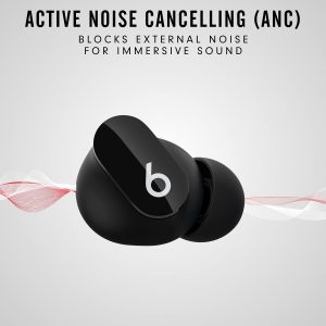 Beats Studio Buds – True Wireless Noise Cancelling Earbuds – Compatible with Apple & Android, Built-in Microphone, IPX4 Rating, Sweat Resistant Earphones, Class 1 Bluetooth Headphones - Black - OP - Image 9