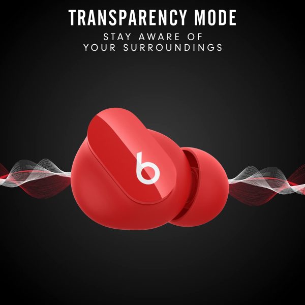 Beats Studio Buds – True Wireless Noise Cancelling Earbuds – Compatible with Apple & Android, Built-in Microphone, IPX4 Rating, Sweat Resistant Earphones, Class 1 Bluetooth Headphones - Red - OP - Image 4