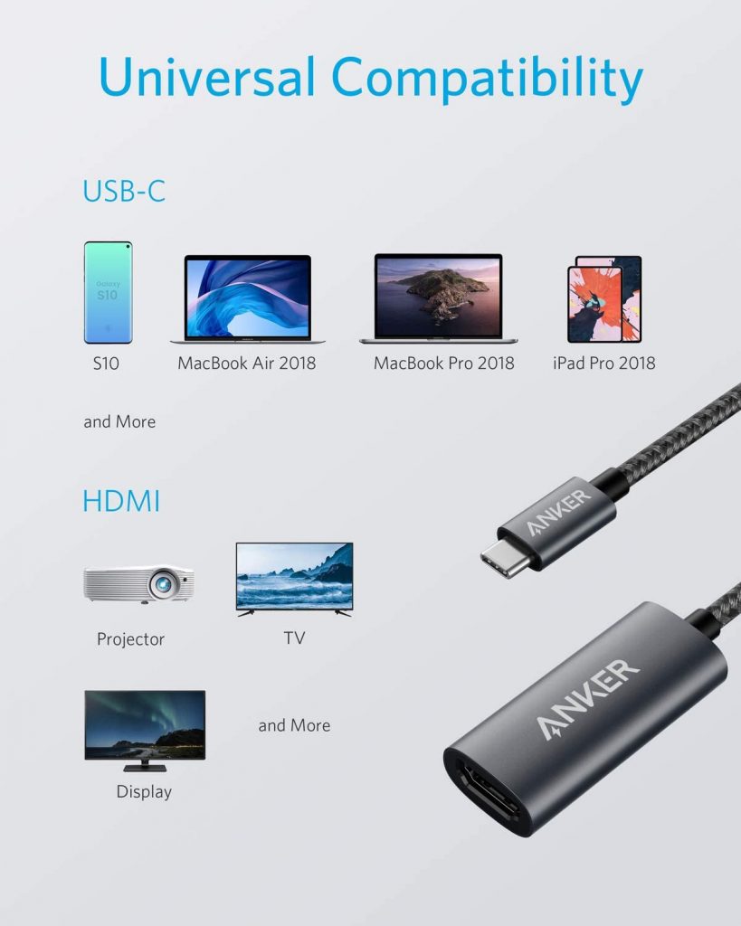 Is Usb-c To Hdmi Good Anker 8K USB-C To HDMI Adapter 4K@144Hz