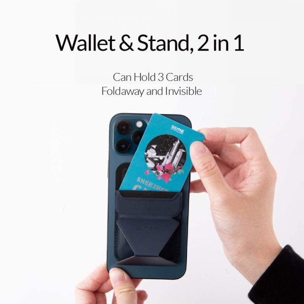 61prx31TQCL._AC_SL1001_ MOFT Snap on Phone Stand & Wallet - MagSafe Compatible - MS007M - Black - Image 5