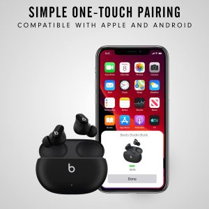 Beats Studio Buds – True Wireless Noise Cancelling Earbuds – Compatible with Apple & Android, Built-in Microphone, IPX4 Rating, Sweat Resistant Earphones, Class 1 Bluetooth Headphones - Black - OP - Image 7