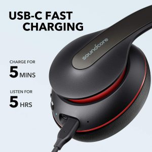 Soundcore Q10i Wireless Headphones - Black - A3033Y11 - Image 2