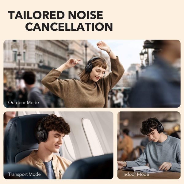 71Ddmew6EKL._AC_SL1500_ Anker Soundcore Life Q30 Hybrid Active Noise Cancelling Headphones with Multiple Modes, Connect to 2 Devices - Black - A32028H11 - OP - Image 3