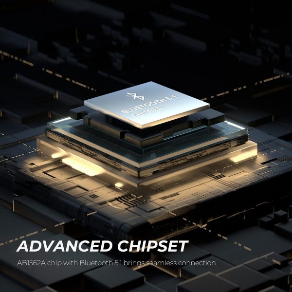 SoundPEATS T2 Hybrid Active Noise Cancelling Wireless Earbuds, ANC Earphones with Transparency Mode, Bluetooth 5.1 in-Ear Headphones, 30 Hours Playtime, USB-C Quick Charge, 12mm Driver - Black - Image 5