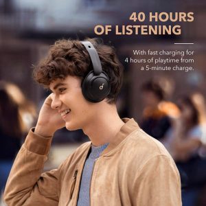 Anker Soundcore Life Q30 Hybrid Active Noise Cancelling Headphones with Multiple Modes, Connect to 2 Devices - Black - A3028013 - OP - Image 5