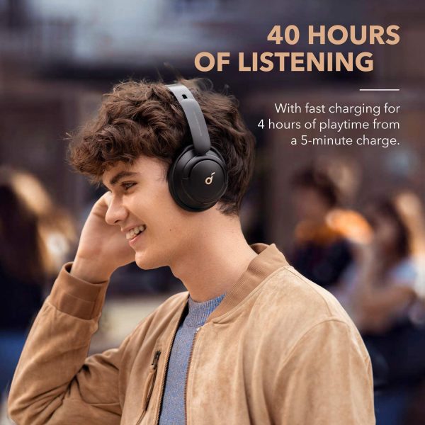 71OBw1cneyL._AC_SL1500_ Anker Soundcore Life Q30 Hybrid Active Noise Cancelling Headphones with Multiple Modes, Connect to 2 Devices - Black - A32028H11 - OP - Image 5