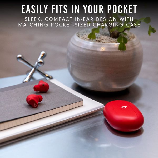 Beats Studio Buds – True Wireless Noise Cancelling Earbuds – Compatible with Apple & Android, Built-in Microphone, IPX4 Rating, Sweat Resistant Earphones, Class 1 Bluetooth Headphones - Red - OP - Image 8