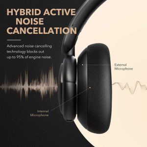 Anker Soundcore Life Q30 Hybrid Active Noise Cancelling Headphones with Multiple Modes, Connect to 2 Devices - Black - A3028013 - OP - Image 6
