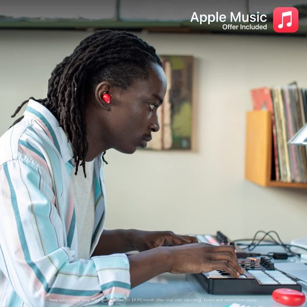 Beats Studio Buds – True Wireless Noise Cancelling Earbuds – Compatible with Apple & Android, Built-in Microphone, IPX4 Rating, Sweat Resistant Earphones, Class 1 Bluetooth Headphones - Red - OP - Image 9