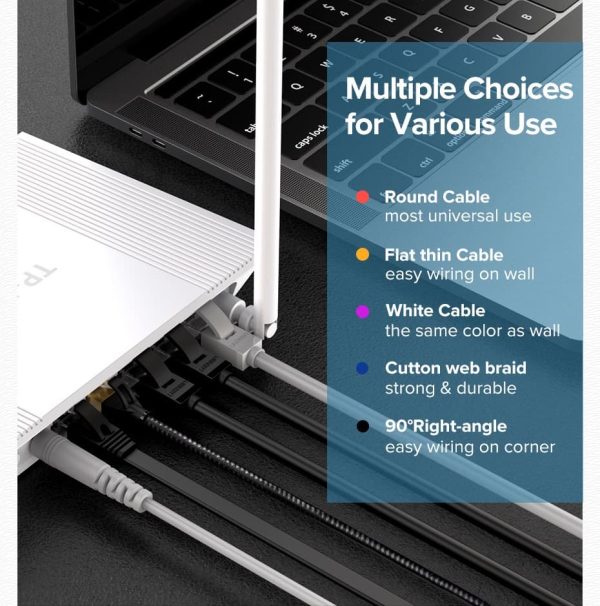 NW102-930-1_10 UGREEN Cat6 UTP Ethernet Network 1000 Mbps Support RJ45 Cable - Black - 30m - 100 feet - 20168 - Image 18