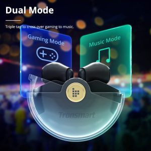 Tronsmart Battle Ultra Low Latency Gaming Earbuds - Black - Image 4
