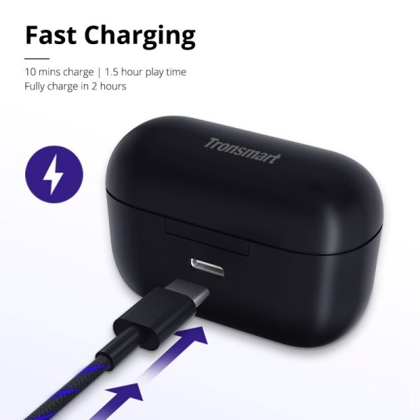 tronsmart-onyx-apex-active-noise-cancelling-true-wireless-stereo-earbuds15 Tronsmart Onyx Apex True Wireless™ Stereo ANC Earbuds - Black - Image 7