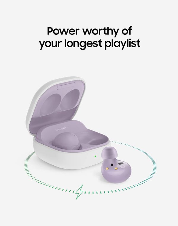 SAMSUNG Galaxy Buds 2 True Wireless Earbuds Noise Cancelling Ambient Sound Bluetooth Lightweight Comfort Fit Touch Control - White - Image 5