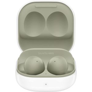 SAMSUNG Galaxy Buds 2 True Wireless Earbuds Noise Cancelling Ambient Sound Bluetooth Lightweight Comfort Fit Touch Control - Olive