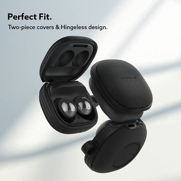 Galaxy Buds 2 Pro 2022 / Buds 2 / Buds Pro / Buds Live Case Caseology Vault - Matte Black - ACS03368 - Image 2