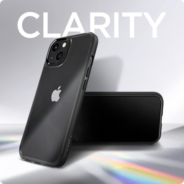 Apple iPhone 13 Ultra Hybrid TPU + PC Case by Spigen - ACS03523 - Matte Black - Image 2