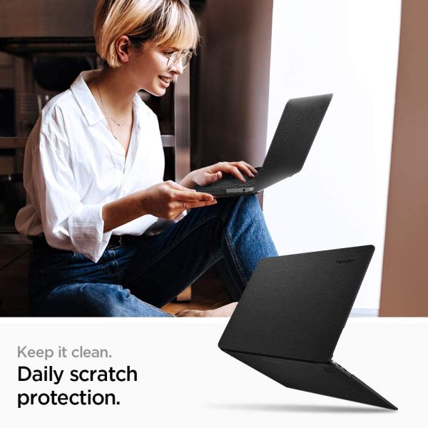 MacBook Air Spigen Thin Fit Case 2020/2019/2018 Release A2337 M1 / A2179 / A1932 - Black - 071CS25963 - Image 3