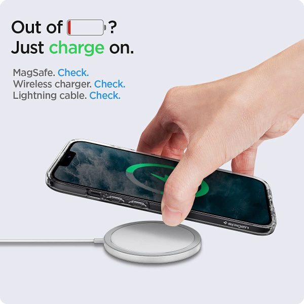 Apple iPhone 13 Ultra Hybrid TPU + PC Case by Spigen - ACS03522 - Crystal Clear - Image 5