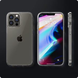 Apple iPhone 13 Pro Max Ultra Hybrid TPU + PC Case by Spigen - ACS03204 - Crystal Clear - Image 3
