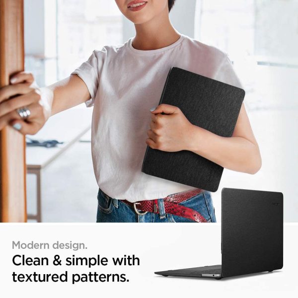 MacBook Air Spigen Thin Fit Case 2020/2019/2018 Release A2337 M1 / A2179 / A1932 - Black - 071CS25963 - Image 6