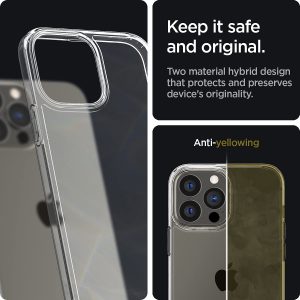 Apple iPhone 13 Pro Max Ultra Hybrid TPU + PC Case by Spigen - ACS03204 - Crystal Clear - Image 6
