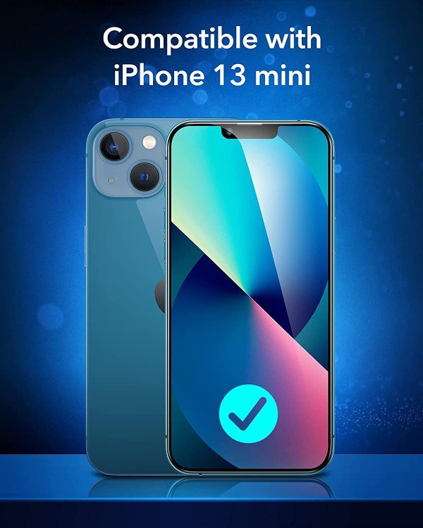 Apple iPhone 13 mini Armorite Super Tough Glass Protector 2 PACK with Easy Installation Frame by ESR - Image 8