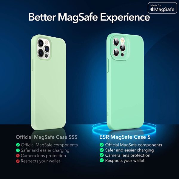Apple iPhone 12 Pro MagSafe Cloud Super Soft Case by ESR - Cool Mint - Image 8