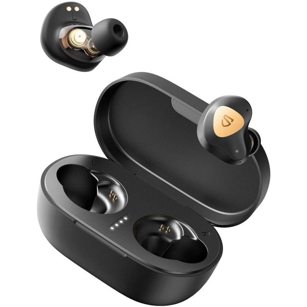 61kV2HGuuQL._AC_SL1500_ SoundPEATS Truengine 3 SE Wireless Earbuds with Dual Dynamic Drivers, 30 Hours Playtime, Touch Control, Bluetooth Headphones with Dual Mic, Stereo Sound in-Ear Earphones, Compact Charging Case - Black - Image 1