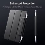 iPad mini 6 2021 Rebound Magnetic Smart Case Convenient Magnetic Attachment Supports Pencil Pairing & Charging - Black - Image 4