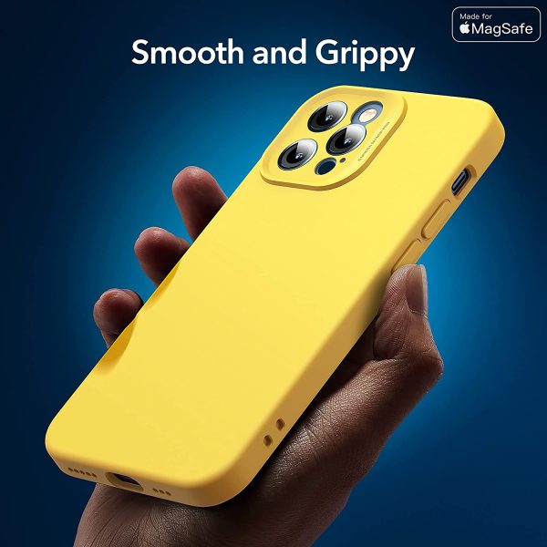 Apple iPhone 12 Pro MagSafe Cloud Super Soft Case by ESR - Sunflower Yellow - Image 9