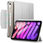 iPad mini 6 2021 Ascend Trifold Hard Smart Case by ESR - Silver Gray