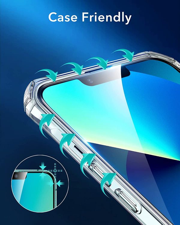 Apple iPhone 13 Pro Max Armorite Super Tough Glass Protector 2 PACK with Easy Installation Frame by ESR - Image 5