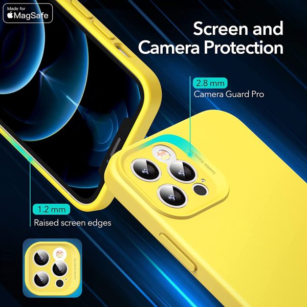 Apple iPhone 12 Pro MagSafe Cloud Super Soft Case by ESR - Sunflower Yellow - Image 7