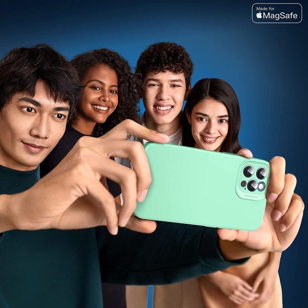 Apple iPhone 12 Pro MagSafe Cloud Super Soft Case by ESR - Cool Mint - Image 4