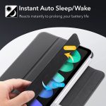 iPad mini 6 2021 Rebound Magnetic Smart Case Convenient Magnetic Attachment Supports Pencil Pairing & Charging - Black - Image 6