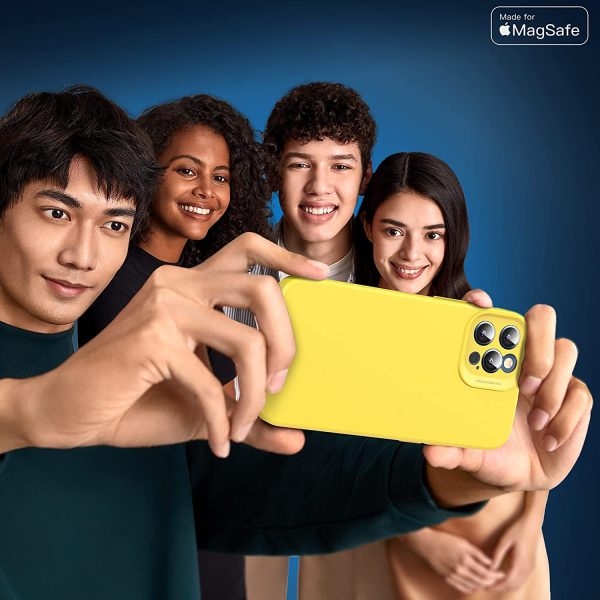 Apple iPhone 12 Pro MagSafe Cloud Super Soft Case by ESR - Sunflower Yellow - Image 5