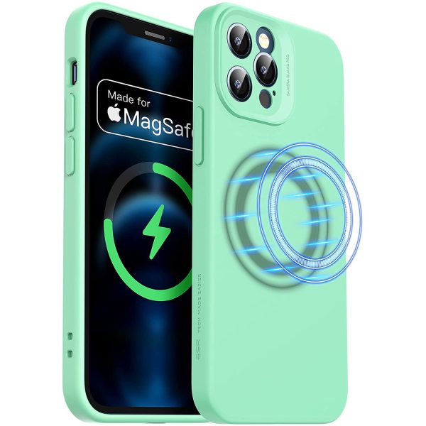 Apple iPhone 12 Pro MagSafe Cloud Super Soft Case by ESR - Cool Mint - Image 1