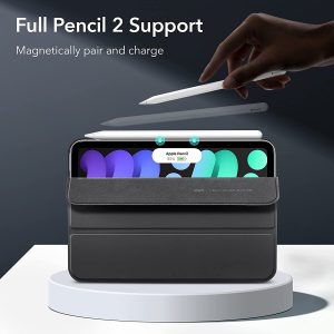 iPad mini 6 2021 Rebound Magnetic Smart Case Convenient Magnetic Attachment Supports Pencil Pairing & Charging - Black - Image 5