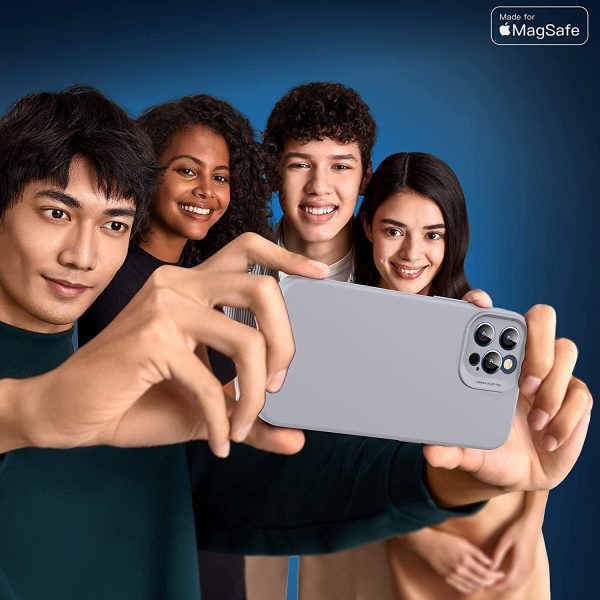 Apple iPhone 12 Pro Max MagSafe Cloud Super Soft Case by ESR - Basic Gray - Image 6