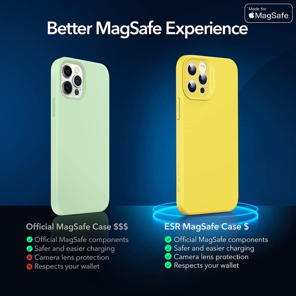 Apple iPhone 12 Pro MagSafe Cloud Super Soft Case by ESR - Sunflower Yellow - Image 6