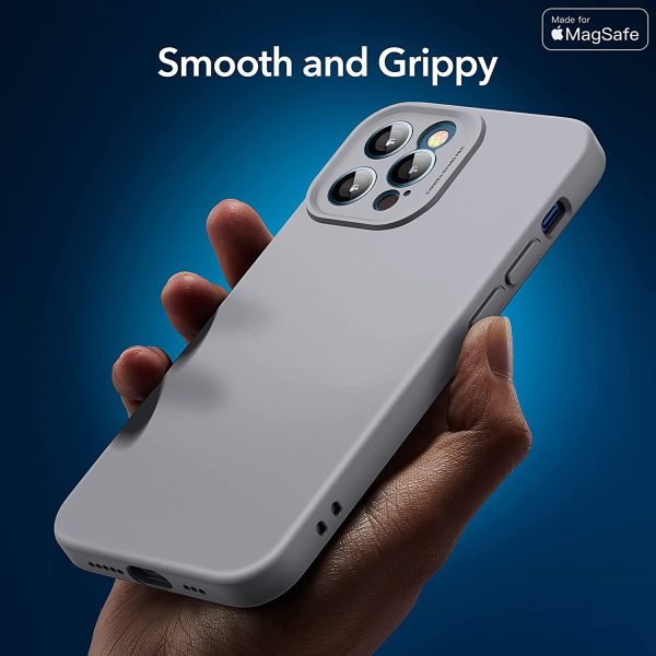 Apple iPhone 12 Pro Max MagSafe Cloud Super Soft Case by ESR - Basic Gray - Image 7